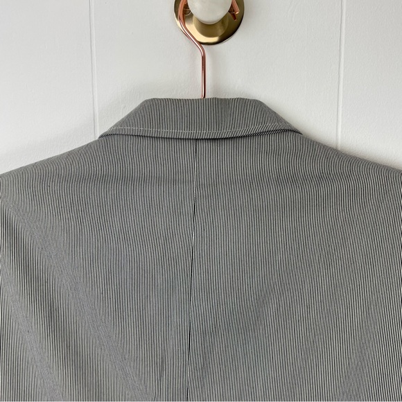 J.Crew Two-Button Blue White Striped Blazer Sports Jacket - Picture 6 of 12